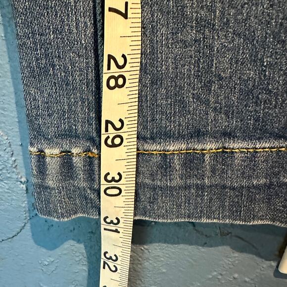 Midnight Velvet Size 16 Wide Leg Denim Embroidered Studs Boho Fashion Jeans - Picture 6 of 9